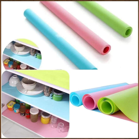 Silicone Fridge Liner, Multifunctional Refrigerator Mat