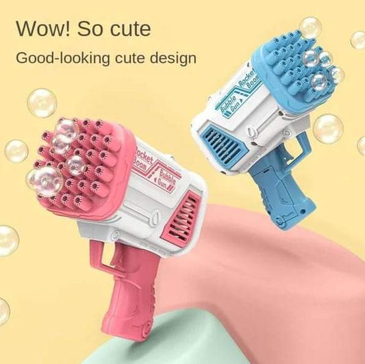 2 in 1 Bazooka Bubble Gun – Non-Stop Bubble Fun!