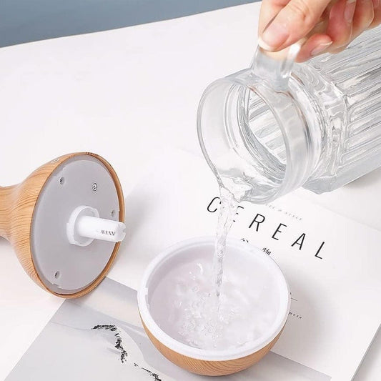 Elegant Vase-Shaped Aromatherapy Diffuser & Cool Mist Humidifier – 2-in-1 Home Wellness