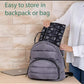 Portable Baby Changing Pad – One-Hand Use Diaper Mat for Strollers & Nappy Bags