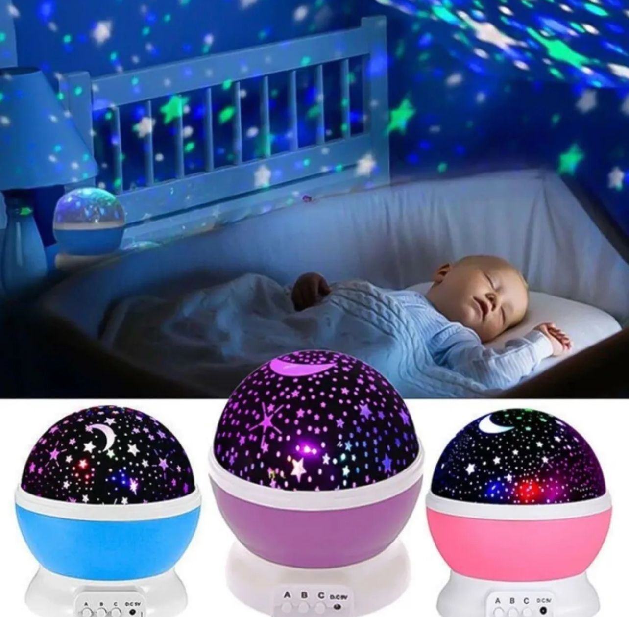 Star Master Dream Rotating Projector Lamp – Night Light for Kids & Home Decor