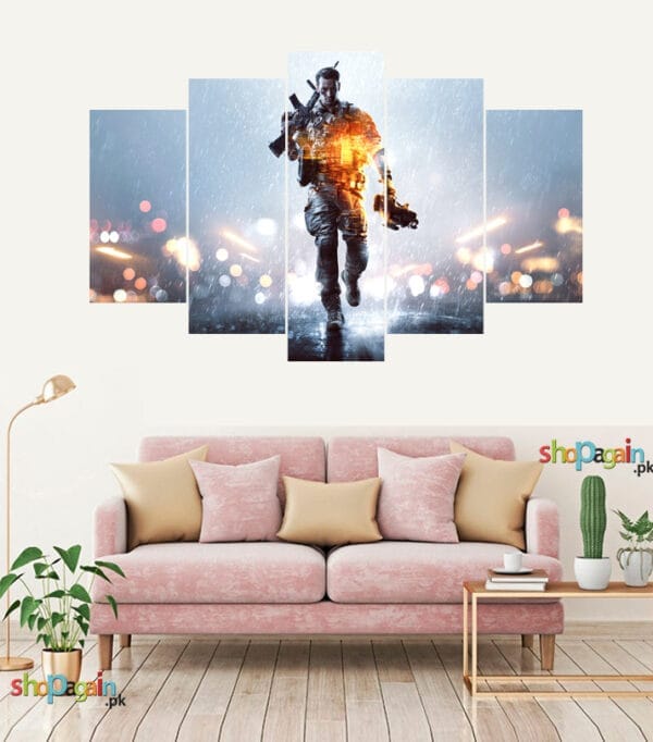 Battlefield 5-Piece HD Printed Wall Frame