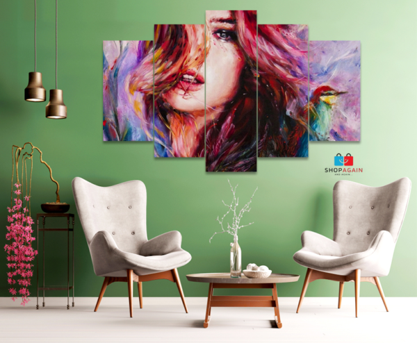 Artistic Painting 5-Piece HD Printed Wall Frame