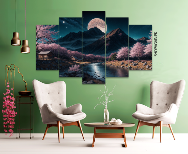 Beautiful Nature 5-Piece HD Printed Wall Frame