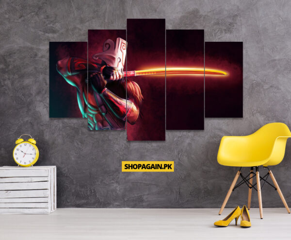 Warrior 5-Piece HD Printed Wall Frame