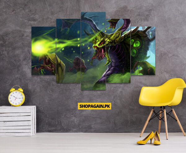 DOTA 5-Piece HD Printed Wall Frame