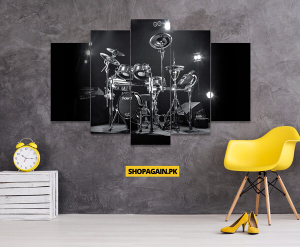 Drum Set  5-Piece HD Printed Wall Frame