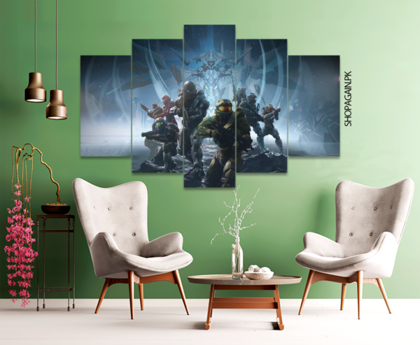 Halo 5 Guardians 5-Piece HD Printed Wall Frame