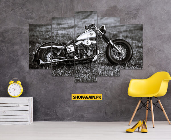 Harley Davidson 5-Piece HD Printed Wall Frame