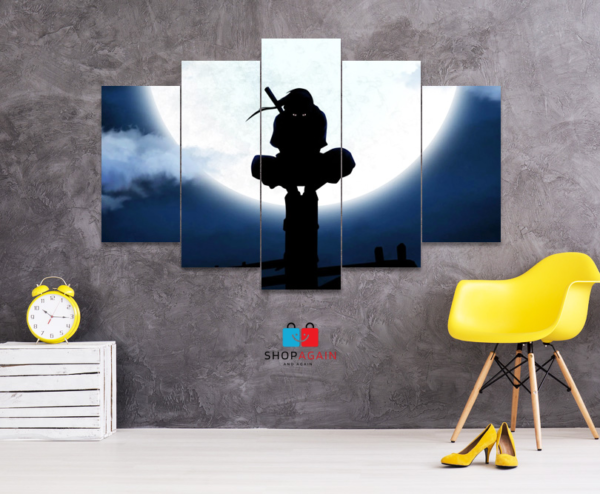 Itachi Uchiha 5-Piece HD Printed Wall Frame