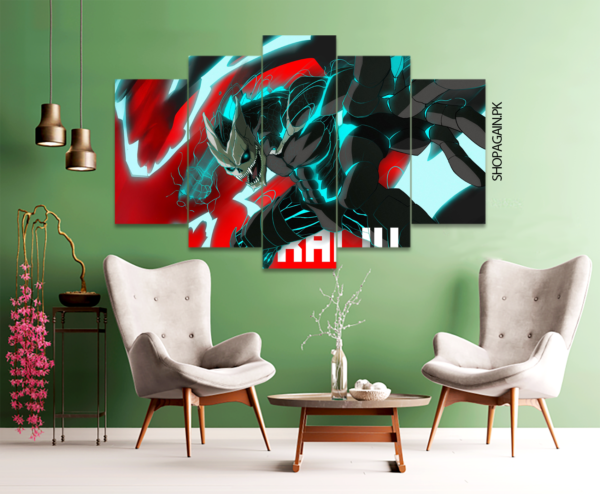 Kaiju 5-Piece HD Printed Wall Frame