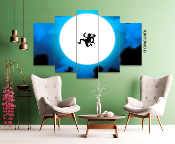 Monkey D Luffy 5-Piece HD Printed Wall Frame