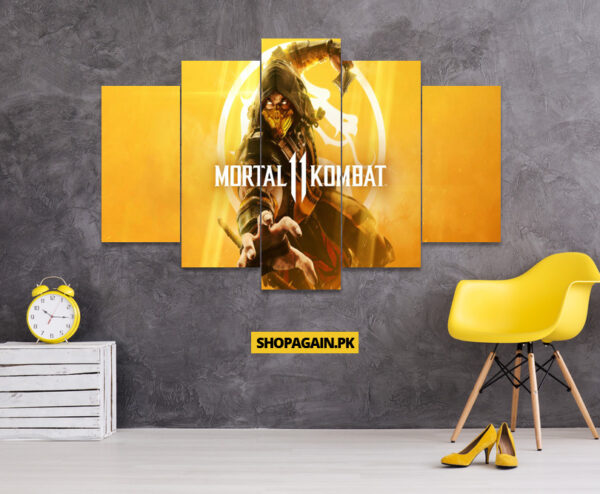 Mortal 11 Combat 5-Piece HD Printed Wall Frame