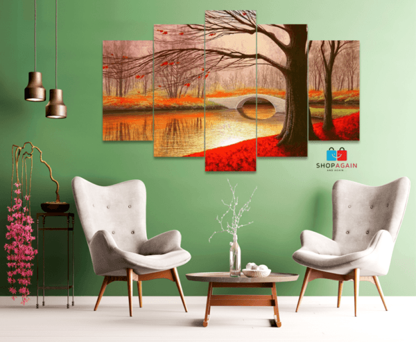 Painting 5-Piece HD Printed Wall Frame