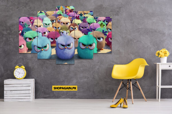 Angry Birds 5-Piece HD Printed Wall Frame