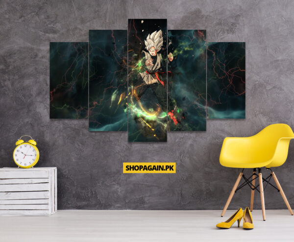 Goku 5-Piece HD Printed Wall Frame