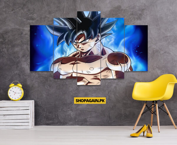 Goku 5-Piece HD Printed Wall Frame