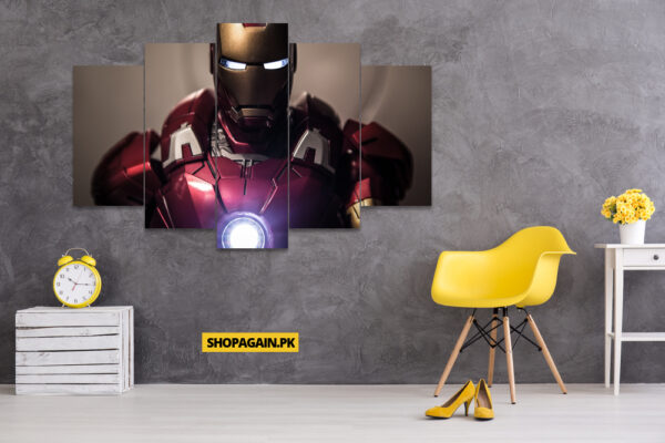 Iron Man 5-Piece HD Printed Wall Frame