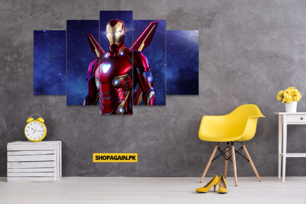 Iron Man 5-Piece HD Printed Wall Frame