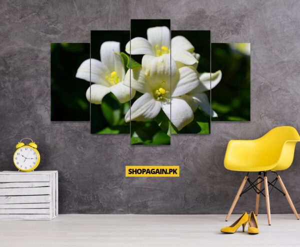 Jasmine 5-Piece HD Printed Wall Frame