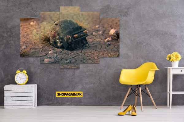 PUBG 5-Piece HD Printed Wall Frame