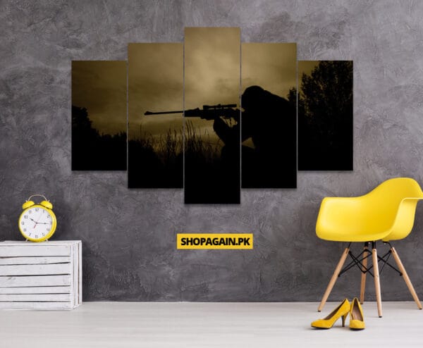 the Sniperist 5-Piece HD Printed Wall Frame