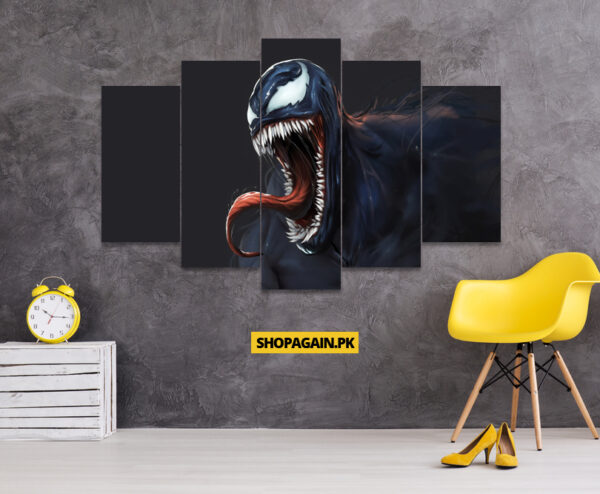 Venom Comics 5-Piece HD Printed Wall Frame